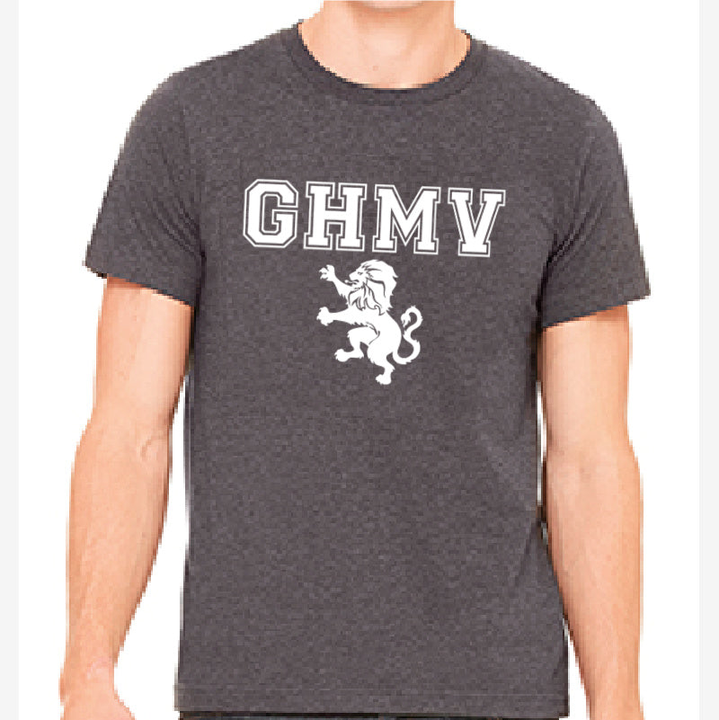 GHMV Lion on Dark Gray T-Shirt